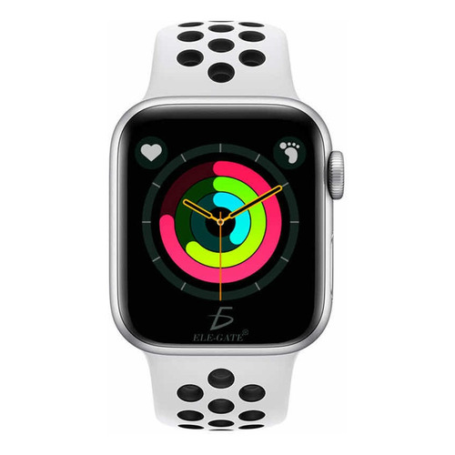 Smart Watch Wch.t55 Color de la caja Blanco Color de la correa Blanco Color del bisel Negro Diseño de la correa DEPORTIVO