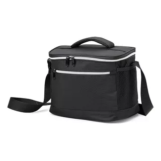 Bolsa Térmica 10 Litros Churrasco Bebidas Camping Viagem Cor Preto