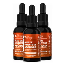 3x Óleo Semente De Abóbora Gotas- Vitamina D3 E Vitamina E