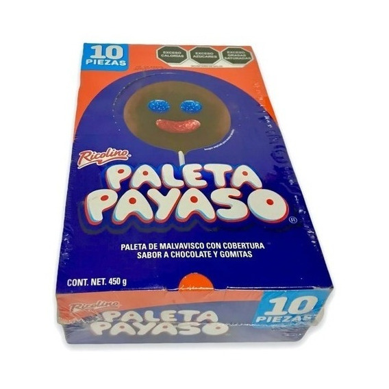 Paleta Payaso Ricolino 10pzas 450g