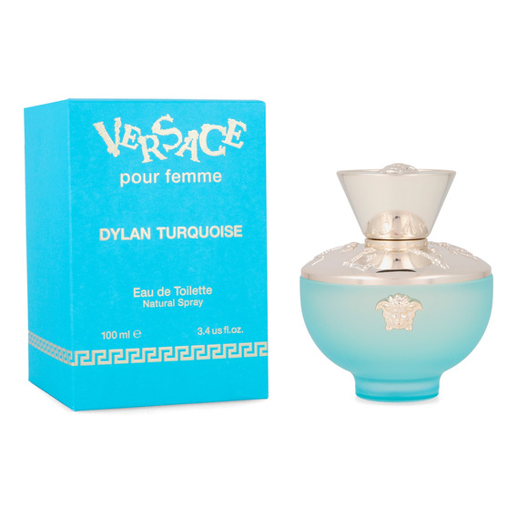 Fragancia Para Dama Versace Dylan Turquoise 100 Ml Edt Spray