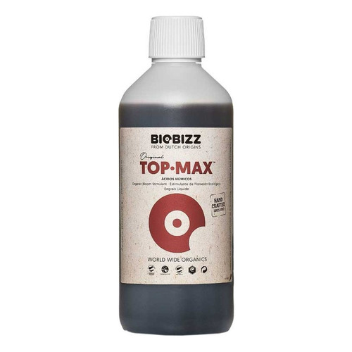 Biobizz Topmax Líquido 250ml Bioestimulante Floración Ácidos Húmicos