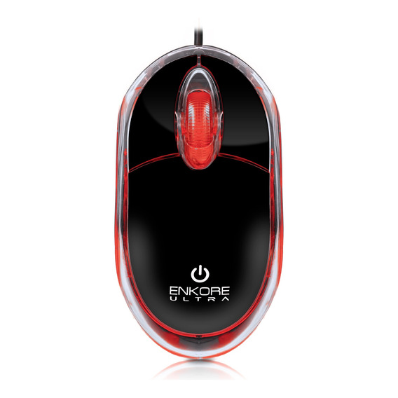 Mouse Usb Enkore Ultra Negro Ekm100s