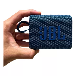 Caixa De Som Go 3 Bluetooth Portátil Bateria Longa Duração Cor Azul-aço 110v/220v