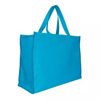 Sacola Ecobag - A=40 X L=40 X P=12cm C/ Zíper, Em Lona