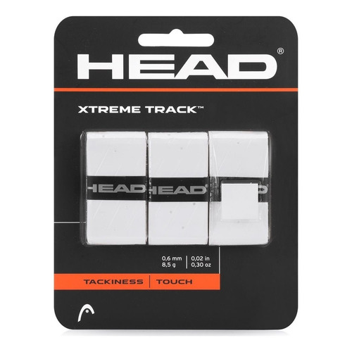 Overgrip Head Xtreme Track - 3 unidades, color blanco