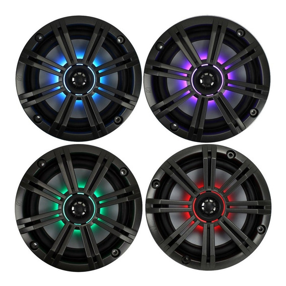 Bocinas Marinas Kicker D 6.5  Con Led Colors Racer Km654lcw