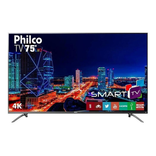 Smart TV Philco PTV75E30DSWNT LED 4K 75" 110V/220V