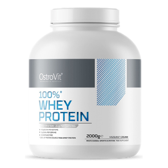 Proteina 100% Whey Protein 2000g 66 Sv Hazelnut  - Ostrovit