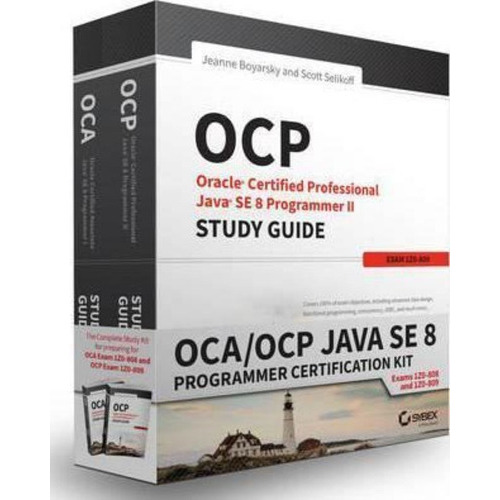 Oca / Ocp Java Se 8 Programmer Certification Kit : Exam 1z0-808 And Exam 1z0-809, De Jeanne Boyarsky. Editorial John Wiley & Sons Inc, Tapa Blanda En Inglés