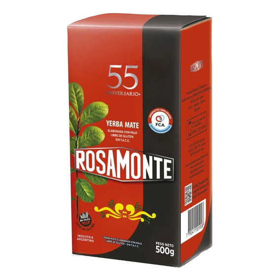 Yerba Rosamonte Especial Aniversario 55 X 500gr