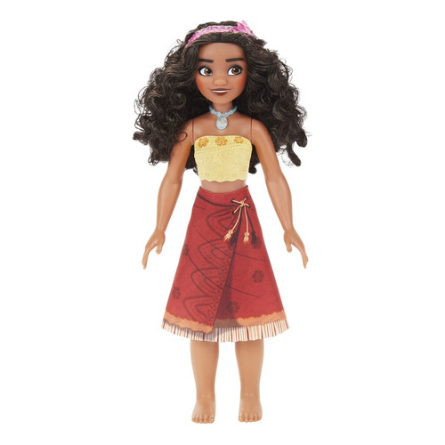 Muñeca Mohana Surfista Disney Princess Con Tabla 27cm Alto