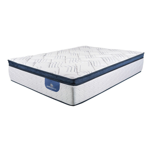 Colchón King de resortes Serta Perfect Sleeper Luisiana plush - 200cm x 180cm con pillow