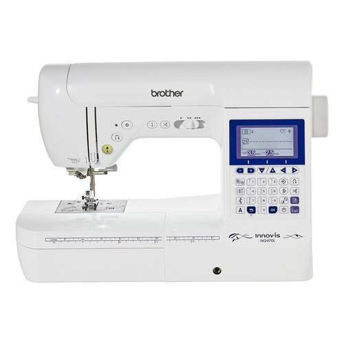 Máquina de coser recta portátil Brother NQ470L blanca 110V/220V