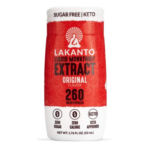 Lakanto Edulcorante Liquido Frutos Del Monje 260 Servicios