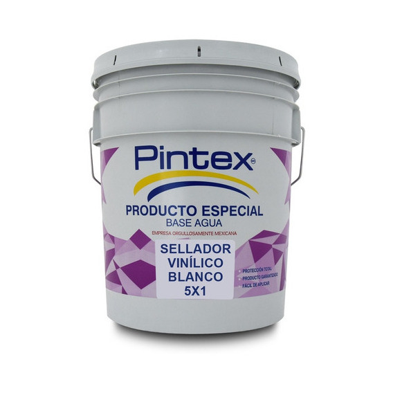 Sellador Vinílico Blanco 5x1 Pintex 19 Litros Int/ext