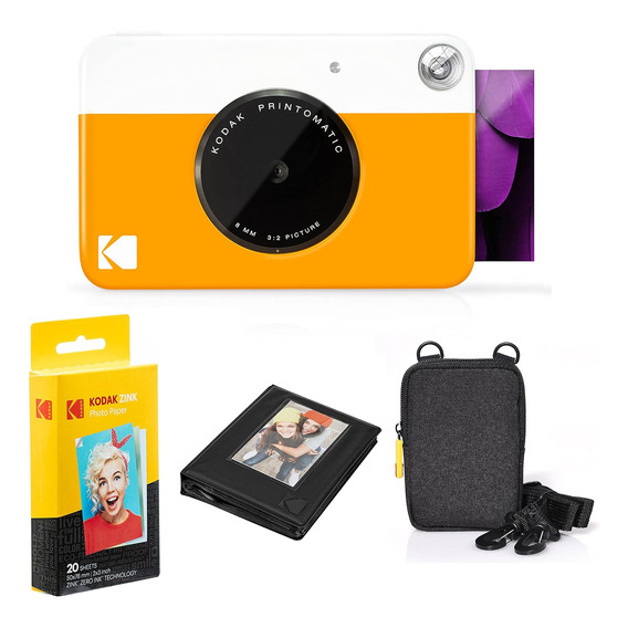 Kodak: Paquete Cámara Instantánea Printomatic