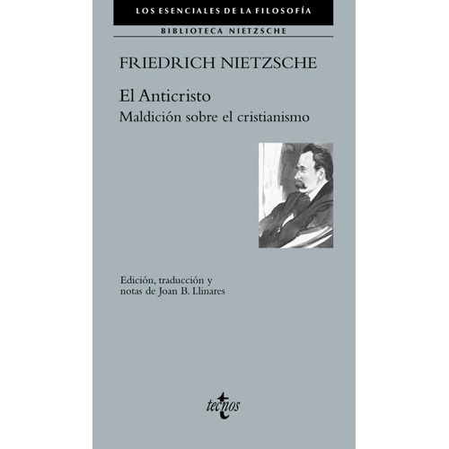 El Anticristo Maldición Sobre El Cristianismo, De Friedrich Nietzsche. Editorial Tecnos, Tapa Blanda, Edición 1 En Español, 2020