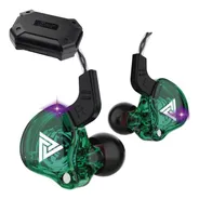 Qkz Ak6 Con Micro + Estuche Audifonos Auriculares Verde