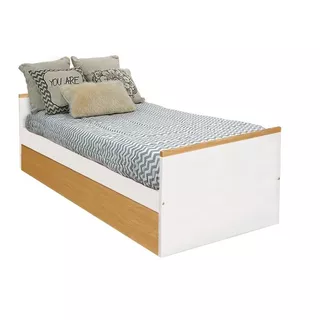 Cama Divan Nordica 1 Plaza Y Media 1/2 C/ Carro Cama Paraiso