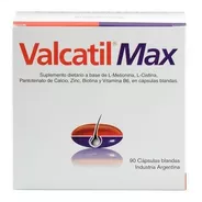 Valcatil Max X 90 Capsulas - Anticaida Del Cabello - Panalab