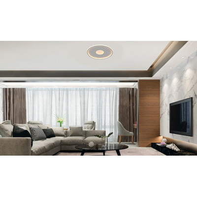 Plafon Led Rotor Redondo Deco Diseño Moderno Luz Desing