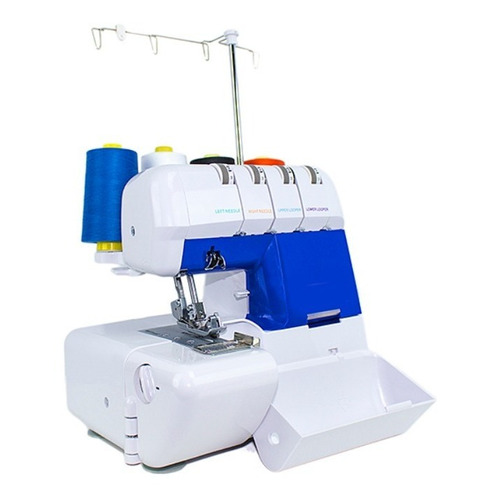 Máquina de coser overlock Kingser Professional 3200 portable blanca 110V