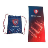 Toallon Futbol Microfibra 70x150 Y Mochila San Lorenzo