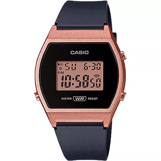 Relógio Casio Feminino Digital Rose Gold Lw-204-1adf