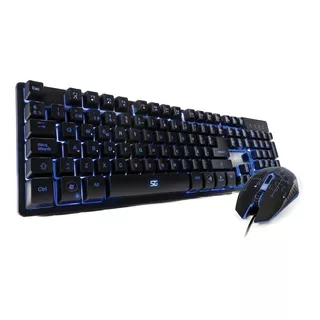 Vorago Km-500 Kit Gamer De Teclado Y Mouse Anto-ghosting Ergonomico Hasta 3200 Dpi Cuerpo Iluminado