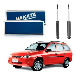  Par Amortecedor Traseiro Corsa Wagon 1.0 1.6 1997 A 2002