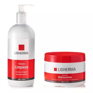 X2 Emulsión De Limpieza + Gel Hidratante Hidrosomas Lidherma