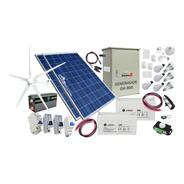 Ups Generador Híbrido Kit Mppt Panel Solar + Turbina Eólica