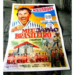 Mini Cartaz Mazzaropi Meu Japao Brasileiro 1965 Orig Cinema
