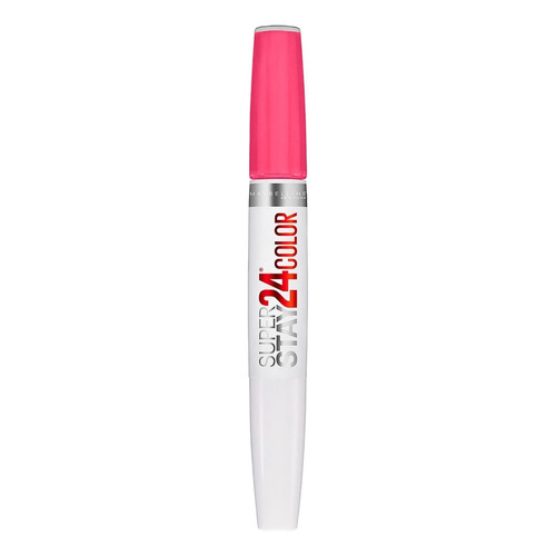 Labial Maybelline Super Impact SuperStay color pink goes on satinado
