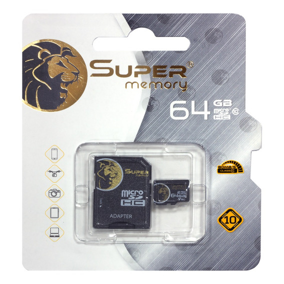 Tarjeta De Memoria Supermemory Micro Sd 64gb + Adaptador Sd 