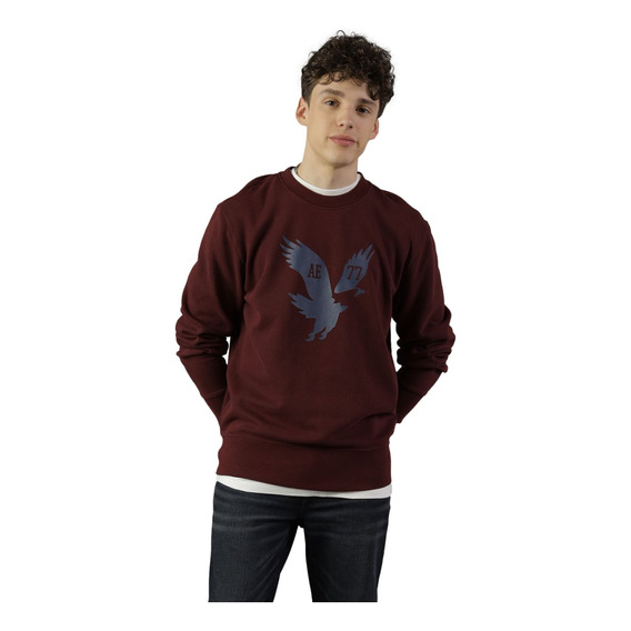 Sudadera  American Eagle Con Gráfico Hombre