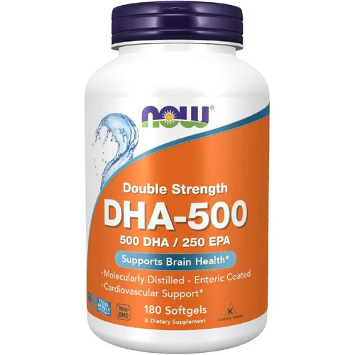 Dha-500 / Epa 250 Now 180 Capsulas Blandas