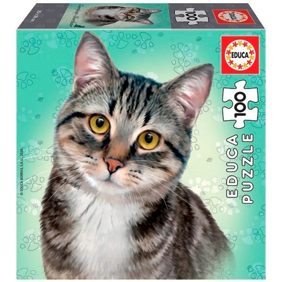 Puzzle Educa Borras 100pcs European Shorthair 18808