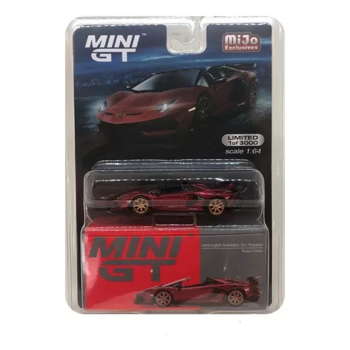 Mini Gt Bugatti Divo Mijo Exclusive Red Metallic Color Rojo Metalico
