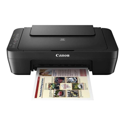 Impresora a color multifunción Canon Pixma MG3010 con wifi negra 110V/220V