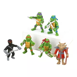 Tortugas Ninja Figuras Colección Set X 6 Muñecos Tmnt