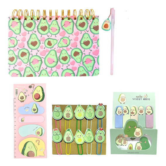 Set Planner Mas Accesorios - Papelería Kawaii