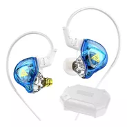 Qkz Ak6 Dmx Con Micro + Estuche Audifonos Auriculares Azul