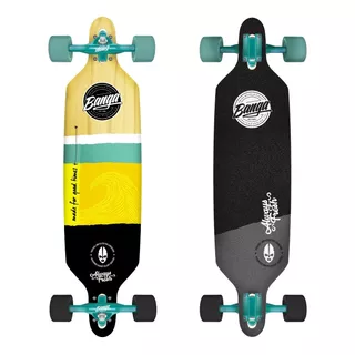 30% Off! Longboard Banga Boards - 100% Maple Canadiense - Profesional - Freeride Downhill Drop - Skateboard Surf Cruiser