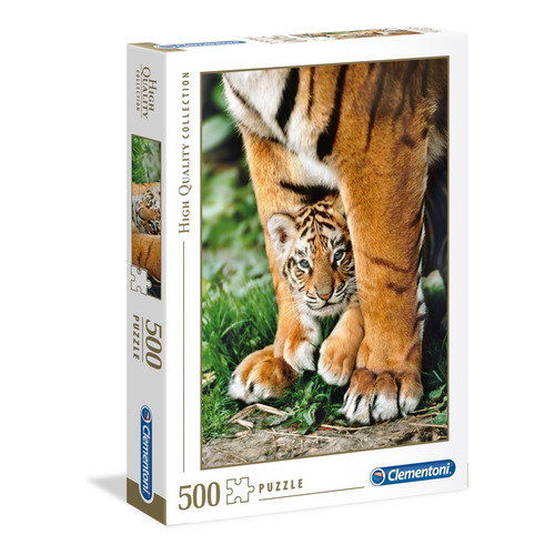 Puzzle Rompecabeza Clementoni  X 500 Tigre De Bengala 35046 