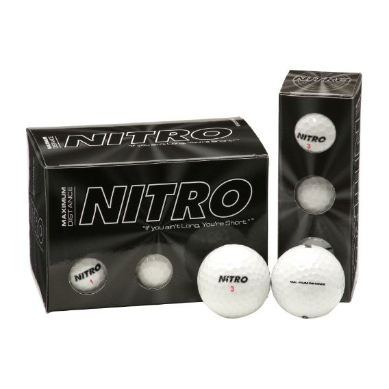 Pelota De Golf Nitro Maximum Distance (paquete De 12)