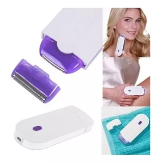 Micro Leser Depilador Corporal Feminin C/ Bateria Carregável Cor Violeta 110v/220v