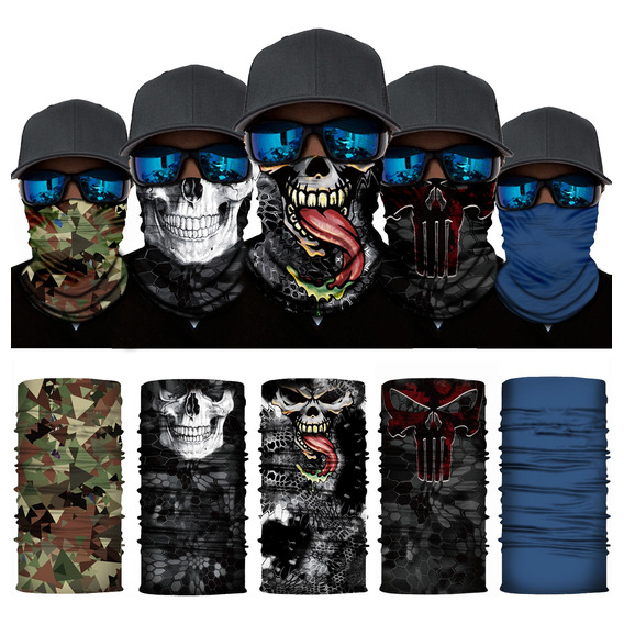 12 Pack Bandana - Multifunción Bandana-cacería, Moto, Pesca