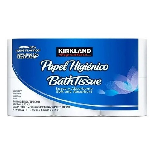 Kirkland Signature Papel Higiénico 6 Pzas